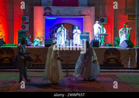 Festival International des nomades M'hamid El Ghizlane, Marocco Foto Stock