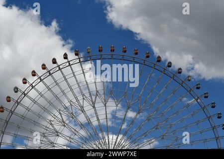 Tempozan Ferry Wheel Osaka Foto Stock