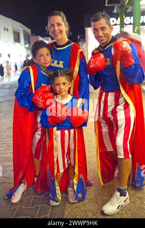 Il Carnevale di Playa Blanca a Lanzarote, Spagna Foto Stock