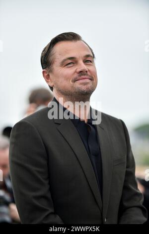 L'attore Leonardo Dicaprio in posa durante la fotocall del film "Killers of the Flower Moon" in occasione del Festival di Cannes del 21 maggio 20 Foto Stock