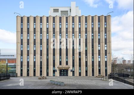 Edificio Wolfson che ospita il Dipartimento di Ingegneria biomedica dell'Università di Strathclyde, Glasgow, Scozia, Regno Unito, Europa Foto Stock