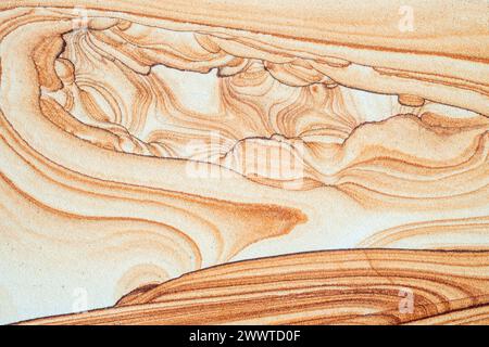 Vista ravvicinata dell'arenaria dell'Arizona. Jerome, Arizona, USA, di Dominique Braud/Dembinsky Photo Assoc Foto Stock