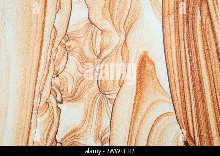 Vista ravvicinata dell'arenaria dell'Arizona. Jerome, Arizona, USA, di Dominique Braud/Dembinsky Photo Assoc Foto Stock