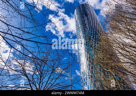 Tre 60 fotografati da Hulme Park, Manchester Foto Stock