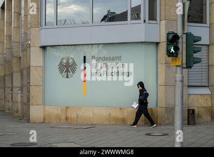 BAMF, Bundesamt für Migration und Flüchtlinge, Bundesallee, Wilmersdorf, Berlino, Deutschland Foto Stock