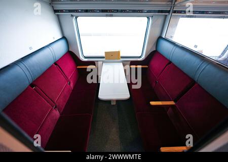 Tour ÖBB delle Ferrovie federali austriache "Railjet della nuova generazione", venerdì 22 marzo 2024, a Vienna, Austria. , . Credito: APA-defacto Datenbank und ContentManagement GmbH/Alamy Live News Foto Stock
