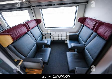 Tour ÖBB delle Ferrovie federali austriache "Railjet della nuova generazione", venerdì 22 marzo 2024, a Vienna, Austria. , . Credito: APA-defacto Datenbank und ContentManagement GmbH/Alamy Live News Foto Stock