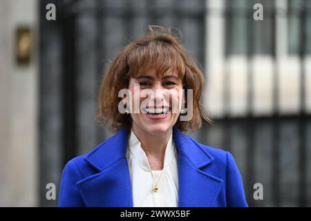 Downing Street, Londra, Regno Unito. 26 marzo 2024. Victoria Atkins MP, Segretario di Stato per la salute e l'assistenza sociale a Downing Street per la riunione settimanale del gabinetto. Crediti: Malcolm Park/Alamy Live News. Foto Stock