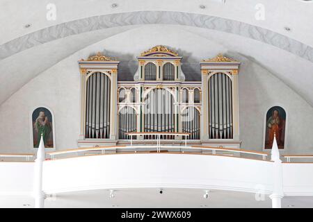 Organo della Chiesa Parrocchiale, Sulzberg, Vorarlberg, Austria Foto Stock