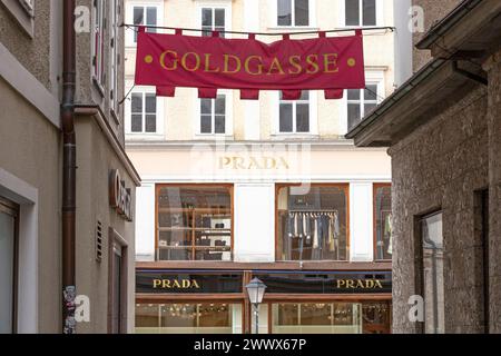 Prada Women's Fashion Store, Salisburgo, Austria Foto Stock