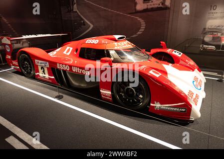 Oyama-cho, Sunto-gun, Shizuoka, Giappone - 27 marzo 2023: Toyota GT-One o Toyota TS020, anno modello 1999, Giappone e Germania. Foto Stock