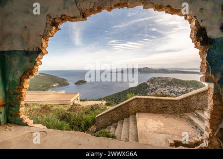 Vista di Formentor da un fantastico punto panoramico, Maiorca, Spagna, Europa Foto Stock