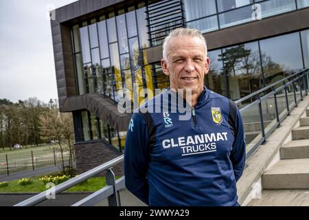 Arnhem, Nederland. 26 marzo 2024. ARNHEM, 26-03-2024, Sportcentrum Papendal, calcio, Eredivisie olandese, stagione 2023/2024, allenatore Vitesse Edward Sturing credito: Pro Shots/Alamy Live News Foto Stock