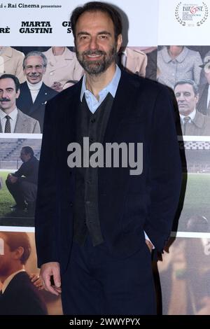 Roma, Italia. 26 marzo 2024. Cinema Adriano, Roma, Italia, 26 marzo 2024, neri Marcore durante la Photocall del film "Zamora" - News Credit: Live Media Publishing Group/Alamy Live News Foto Stock