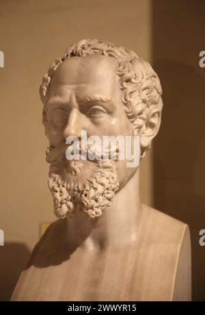 Ambrogio Spninola (1569-1630). Condotierro italiano e nobile della Repubblica di Genova. Busto. Museo del rigorgimento. Torino. Italia. Foto Stock