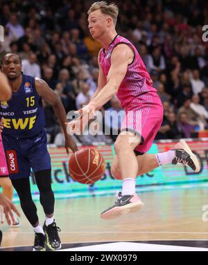 Bonn, Germania. 26 marzo 2024. Harald Frey (Bonn), Telekom Baskets Bonn vs EWE Baskets Oldenburg, easyCredit BBL, 24. Spieltag, Bonn, 26.03.2024. Crediti: Juergen Schwarz/Alamy Live News Foto Stock