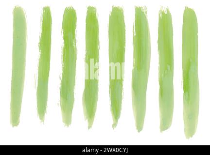 Pittura verde artistica traccia fatta a mano da schizzo, illustrazione vettoriale Illustrazione Vettoriale