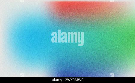 Sfondo sfumato a grana sfumata, stile sfumatura vettoriale trama grana in vari colori sfondo granuloso. Illustrazione Vettoriale