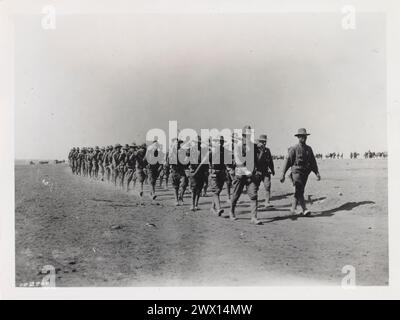 Pancho Villa Expedition (1916) - foto della fanteria durante l'escursione vicino a San Antonio CA. Maggio 1916 Foto Stock