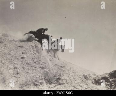 Cavalleria a cavallo in azione. Piedi Bliss, Texas CA. 1939 Foto Stock