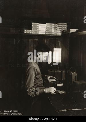 Eberts Field, Lonoke Arkansas - sala di carico, laboratorio fotografico CA. 1918 Foto Stock