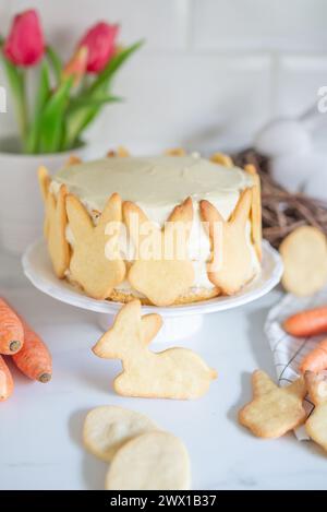 dolce torta fatta in casa Foto Stock