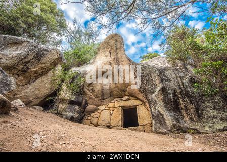 CORSE DU SUD (2A) EXTREME SUD. ORIU. MONACIA D'AULLENE Foto Stock