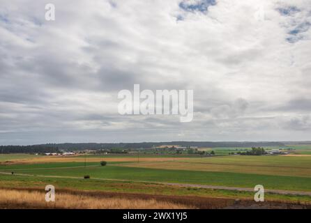 Ebey's Landing National Historical Reserve nello stato di Washington, Stati Uniti Foto Stock