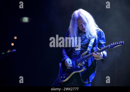 Saxon live in der Olympiahalle, München am 25.03.2024 *** Saxon live at the Olympiahalle, Monaco di Baviera il 25 03 2024 Foto Stock