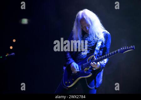 Saxon live in der Olympiahalle, München am 25.03.2024 *** Saxon live at the Olympiahalle, Monaco di Baviera il 25 03 2024 Foto Stock