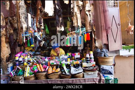 Souk Semmarine a Marrakech, Marocco. fotografia vvbvanbree Foto Stock