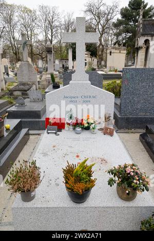 CIMITERO DI MONTPARNASSE FAMOSE TOMBE DI PARIGI Foto Stock