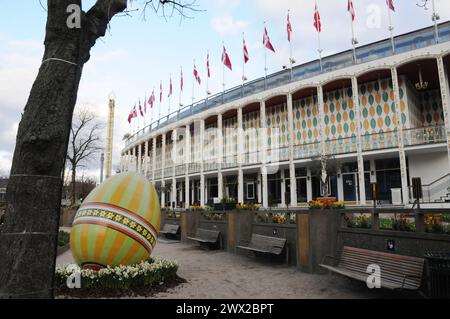 Copenaghen, Danimarca /25 marzo 2024/sala Oncert e stagione di pasqua nel giardino tivoli di Copenhagen. (Foto.Francis Joseph Dean/Dean Pictures) Foto Stock