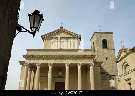 Basilica Cattolica di San Marino Foto Stock