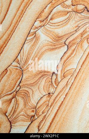 Vista ravvicinata dell'arenaria dell'Arizona. Jerome, Arizona, USA, di Dominique Braud/Dembinsky Photo Assoc Foto Stock