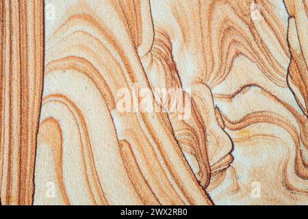 Vista ravvicinata dell'arenaria dell'Arizona. Jerome, Arizona, USA, di Dominique Braud/Dembinsky Photo Assoc Foto Stock