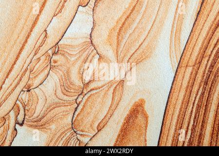 Vista ravvicinata dell'arenaria dell'Arizona. Jerome, Arizona, USA, di Dominique Braud/Dembinsky Photo Assoc Foto Stock