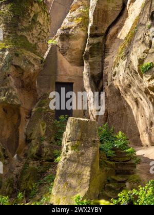 Nottingham Castle Foto Stock