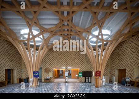 Vestibolo della moschea centrale di Cambridge, Cambridge, Inghilterra, Regno Unito Foto Stock