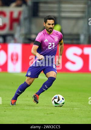 Ilkay Gündogan, DFB 21 nella partita amichevole GERMANIA - PAESI BASSI 2-1 DEUTSCHLAND - NIEDERLANDE 2-1 in preparazione ai Campionati europei 2024 il 26 marzo 2024 a Francoforte, Germania. © Peter Schatz / Alamy Live News Foto Stock