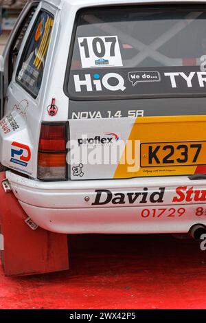 Vauxhall Nova. North West Stages Rally 2024. Foto Stock