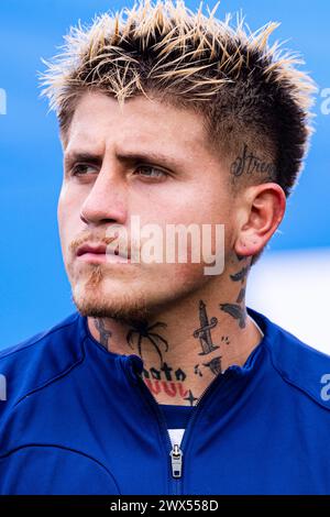 San Juan, Argentina. 26 maggio 2023. L'Estadio San Juan Diego Luna degli Stati Uniti entra in campo durante la partita del gruppo B della Coppa del mondo FIFA U-20 Argentina 2023 tra Slovacchia e Stati Uniti all'Estadio San Juan del Bicentenario il 26 maggio 2023 a San Juan, Argentina. (Foto di Sports Press Photo) (Eurasia Sport Images/SPP) credito: SPP Sport Press Photo. /Alamy Live News Foto Stock