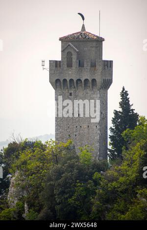 Terza Torre Montale - San Marino Foto Stock