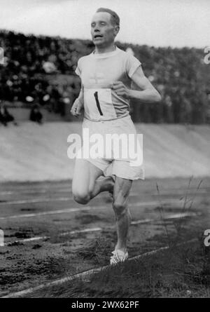 Paavo Nurmi - evento sportivo di Berlino - 1926 Foto Stock