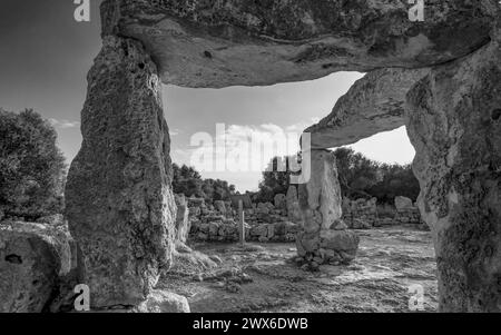 Minorca, Torre d'en Galmes Foto Stock