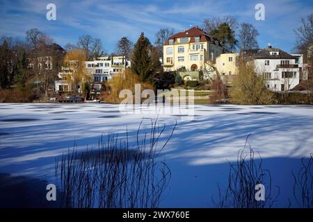 Impressionen: Koenigssee, Winterstimmung, Berlino (nur fuer redaktionelle Verwendung. Keine Werbung. Referenzdatenbank: http://www.360-berlin.de. © Jen Foto Stock