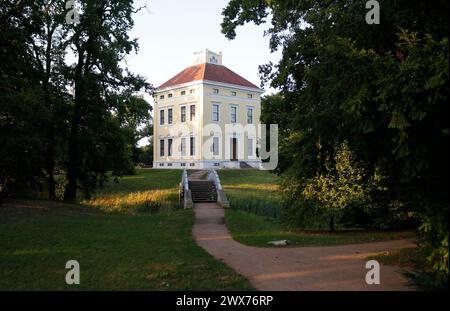 Schloss Luisium, Park Luisium, Dessau (nur fuer redaktionelle Verwendung. Keine Werbung. Referenzdatenbank: http://www.360-berlin.de. © Jens Knappe. B Foto Stock