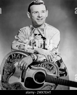 HANK SNOW (1914-1999) cantautore e cantante country canadese-americano nel 1970 Foto Stock