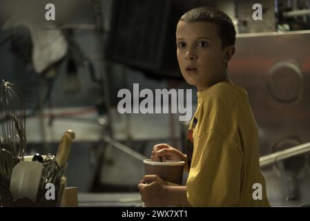 Stranger Things TV Series 2016 - 2025 USA anno: 2016 / stagione 1 creazione: Matt Duffer, Ross Duffer Millie Bobby Brown Foto Stock