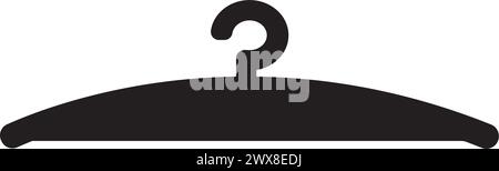 icona appendiabiti disegno del simbolo della figura vettoriale Illustrazione Vettoriale